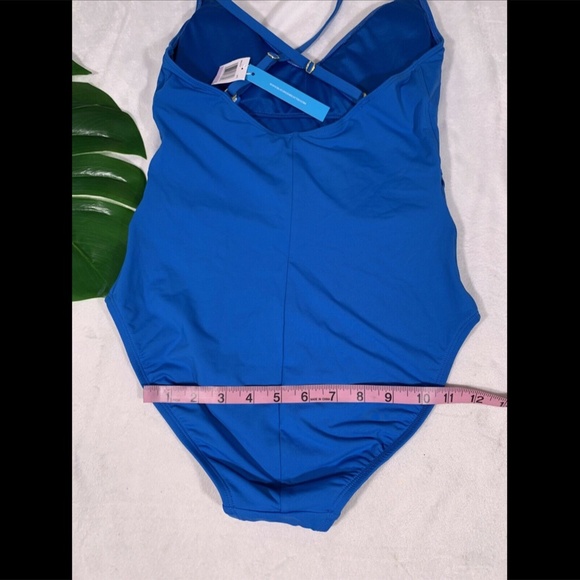 NWD Bleu by Rod Beattie Basket Weave One-Piece 6 - Picture 10 of 12